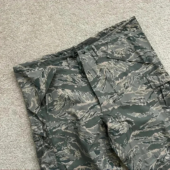 USAF Cold Weather Tiger Stripe Camouflage Trousers Pant XL Long SPM1C1-08-D-1041 - Picture 7 of 16